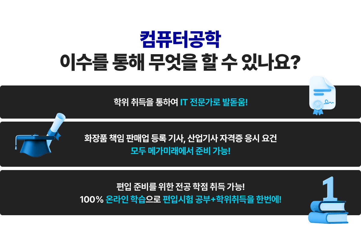 컴퓨터 공학 이수를 통해 무엇을 할 수 있나요?